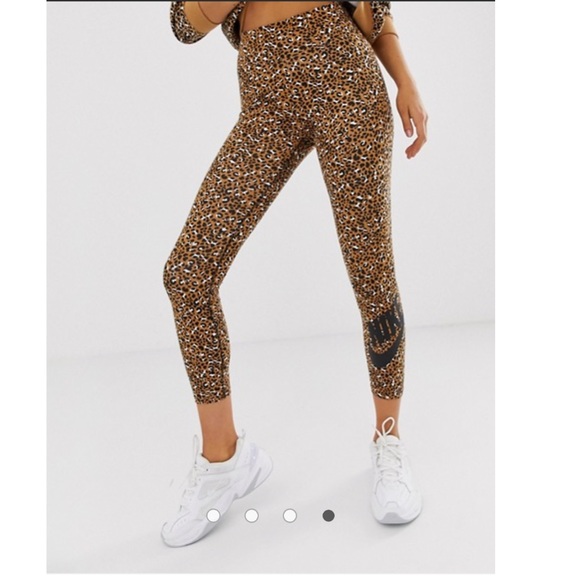 nike leopard leggings